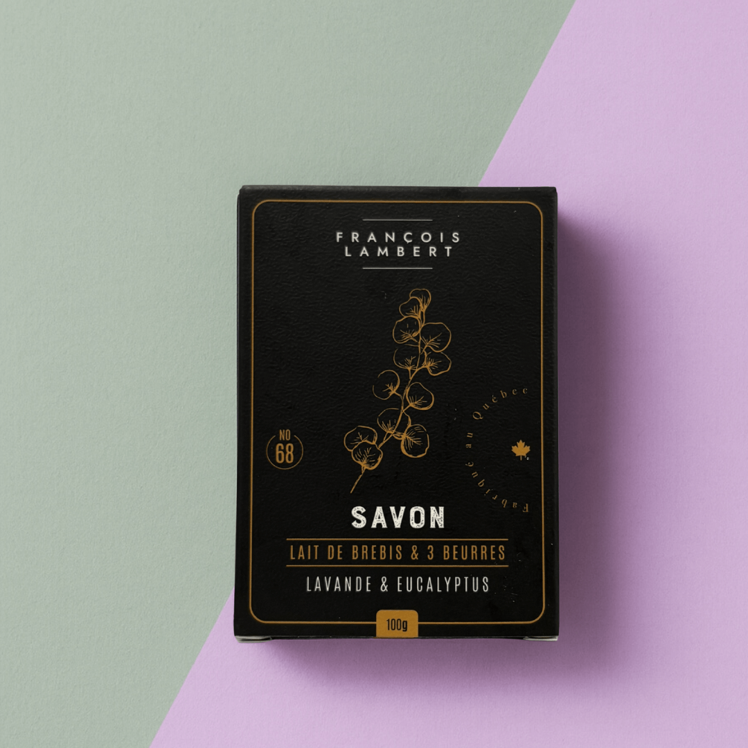 No.68 Savon au lait de brebis - Lavande &amp; Eucalyptus