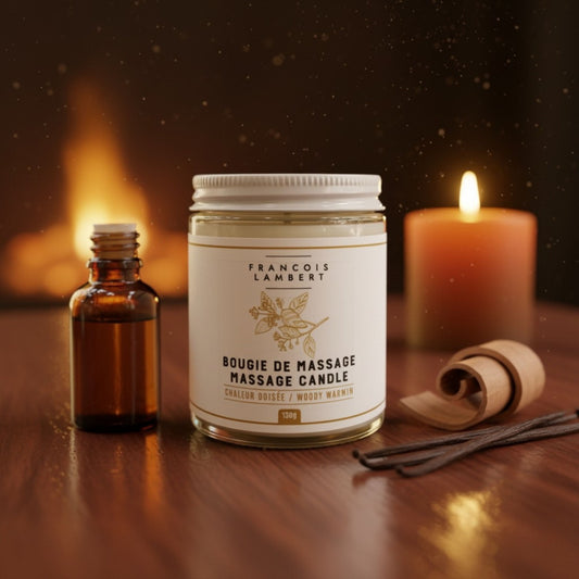 Bougie de massage - Chaleur boisée