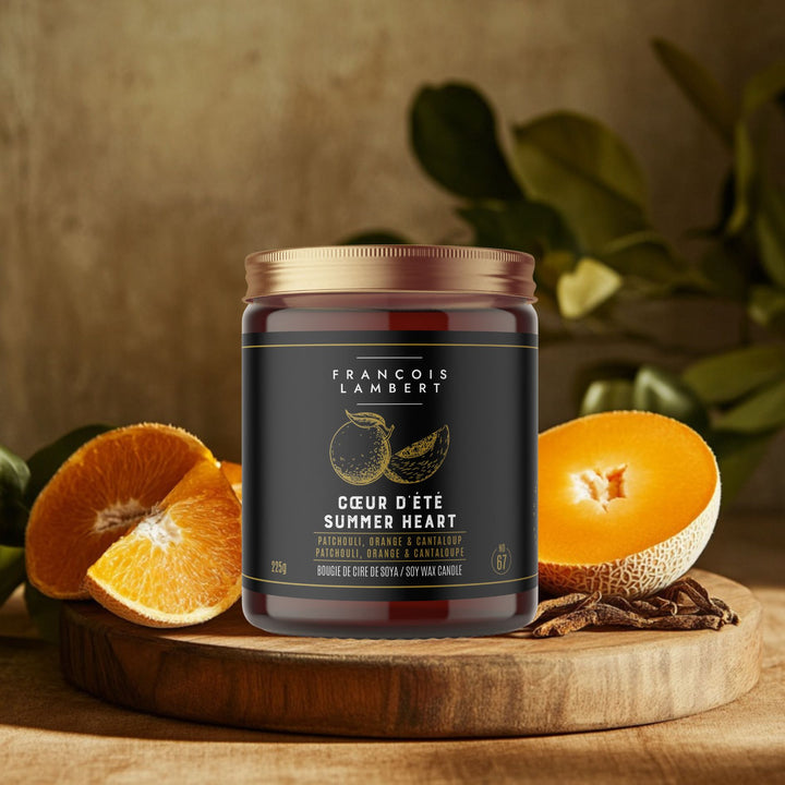 bougie patchouli orange cantaloup