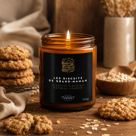 No.12 Les biscuits de grand-maman - Bougie de soya aux biscuits d'avoine