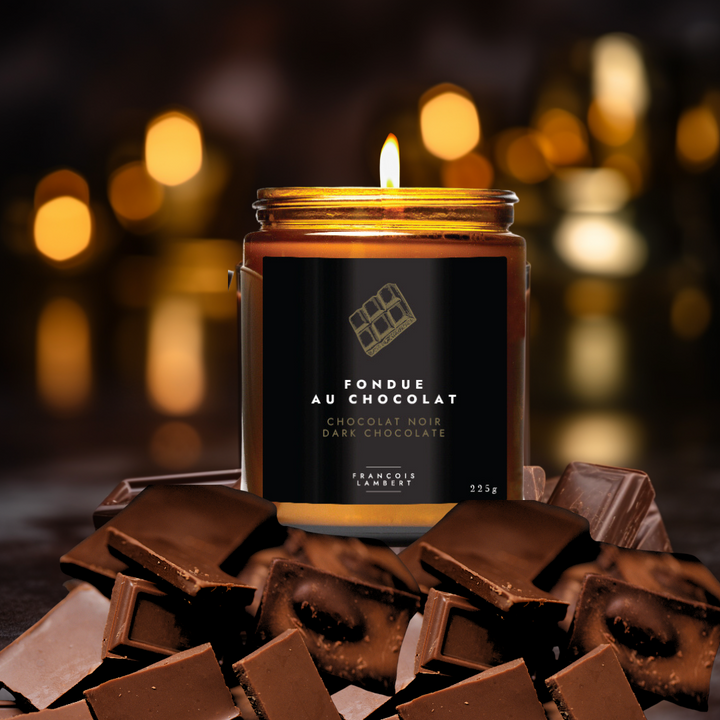 No.39 Fondue au chocolat - Bougie de soya au chocolat noir