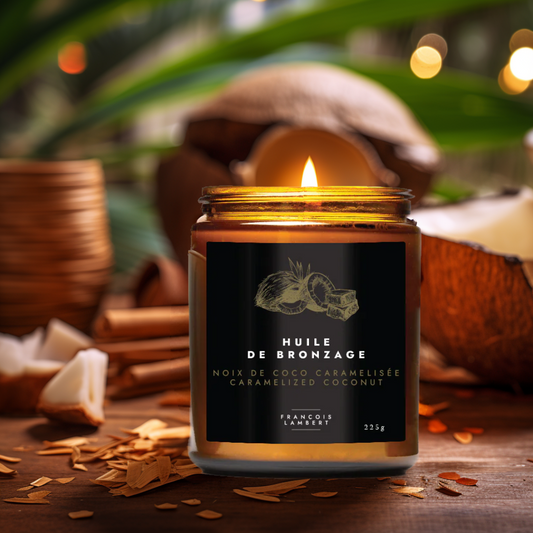 No.22 Tanning Oil - Caramelized Coconut Soy Candle