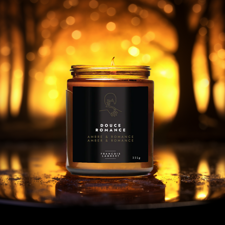 No.14 Douce romance - Bougie de soya Ambre &amp; Romance