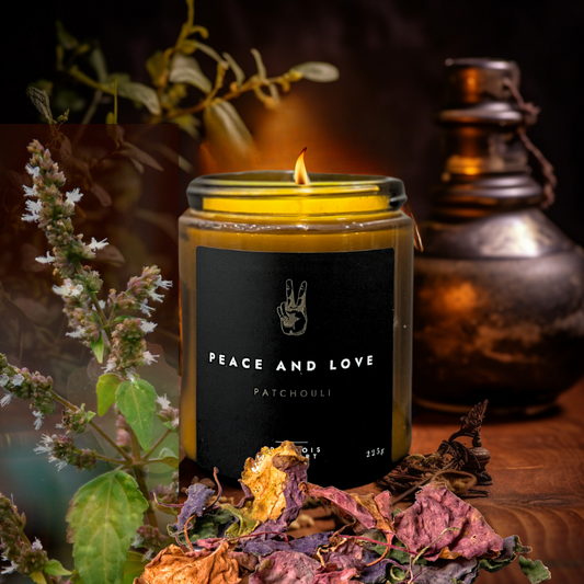 No.60 Peace and Love - Patchouli Soy Candle