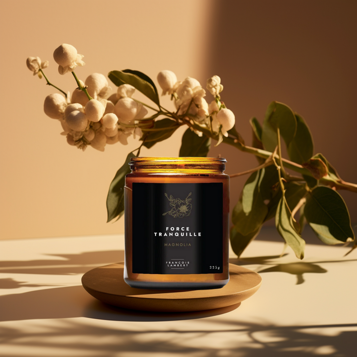 No.48 Force tranquille - Bougie de soya au magnolia