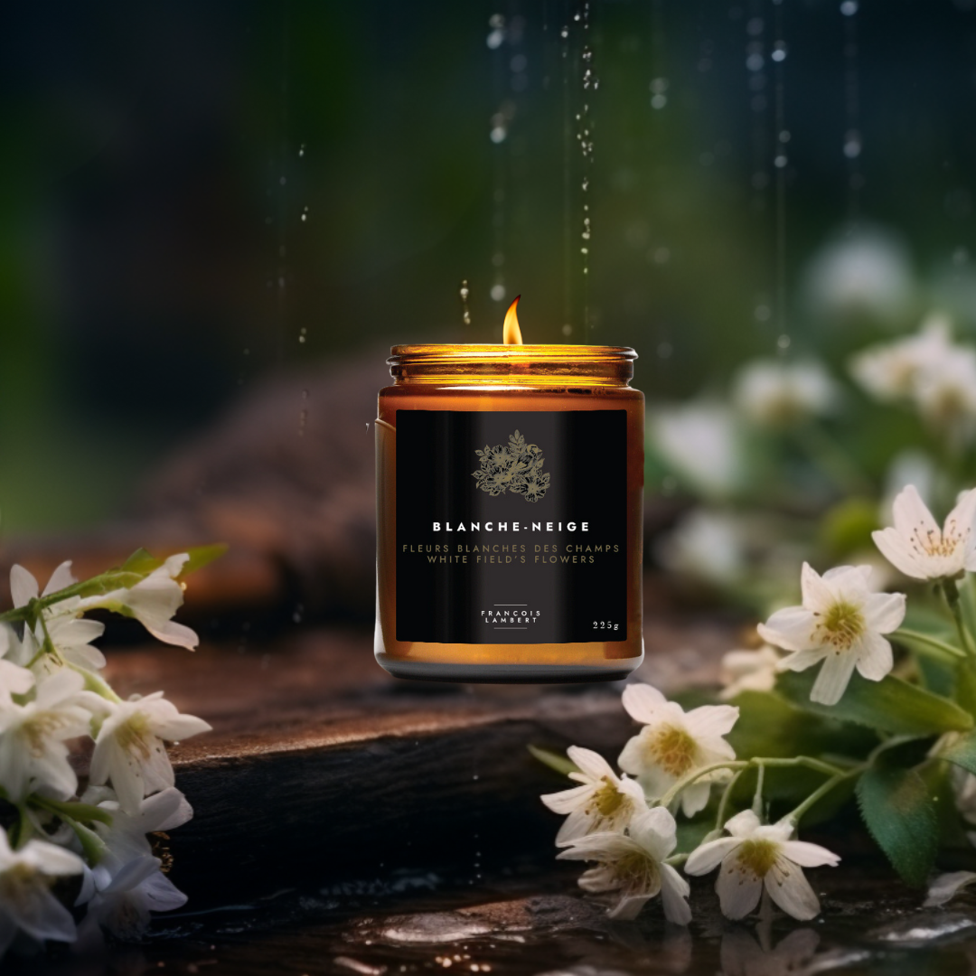 bougie de soya petites fleurs des champs