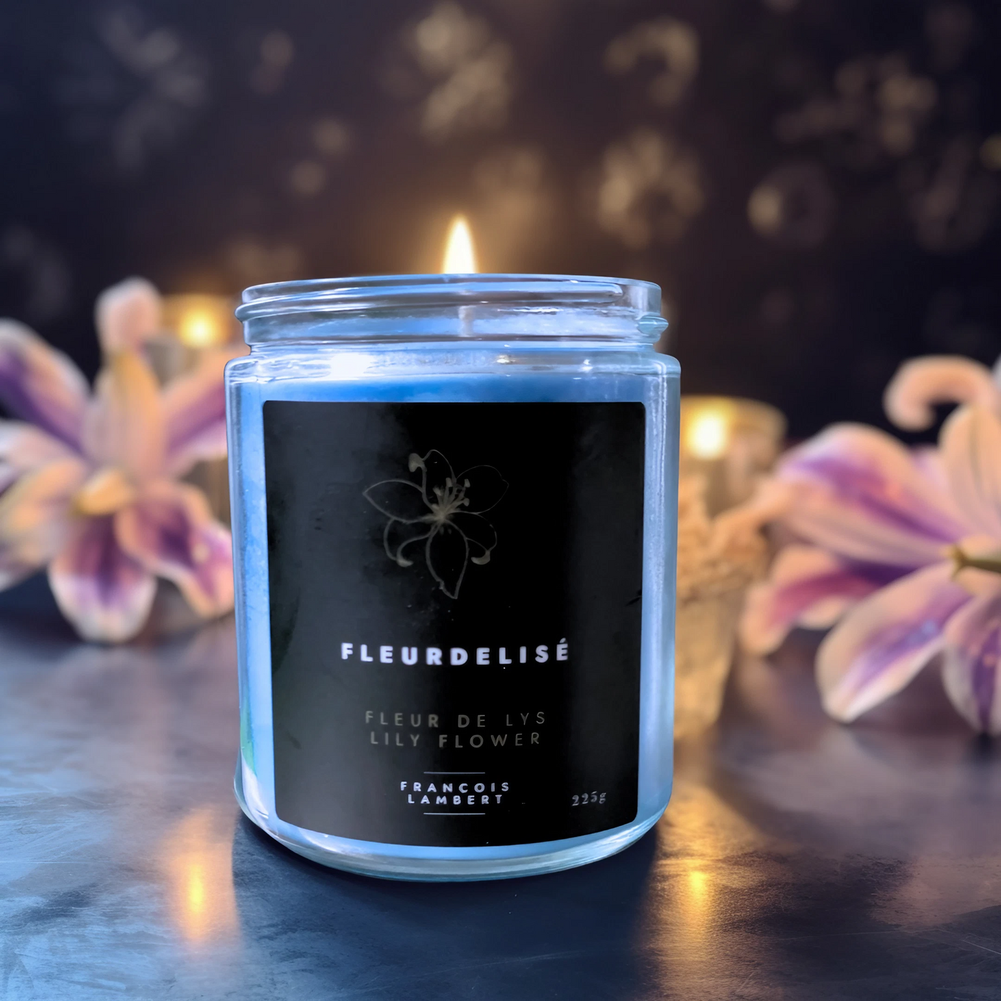 No.18 Fleurdelisé - Lily flower soy candle