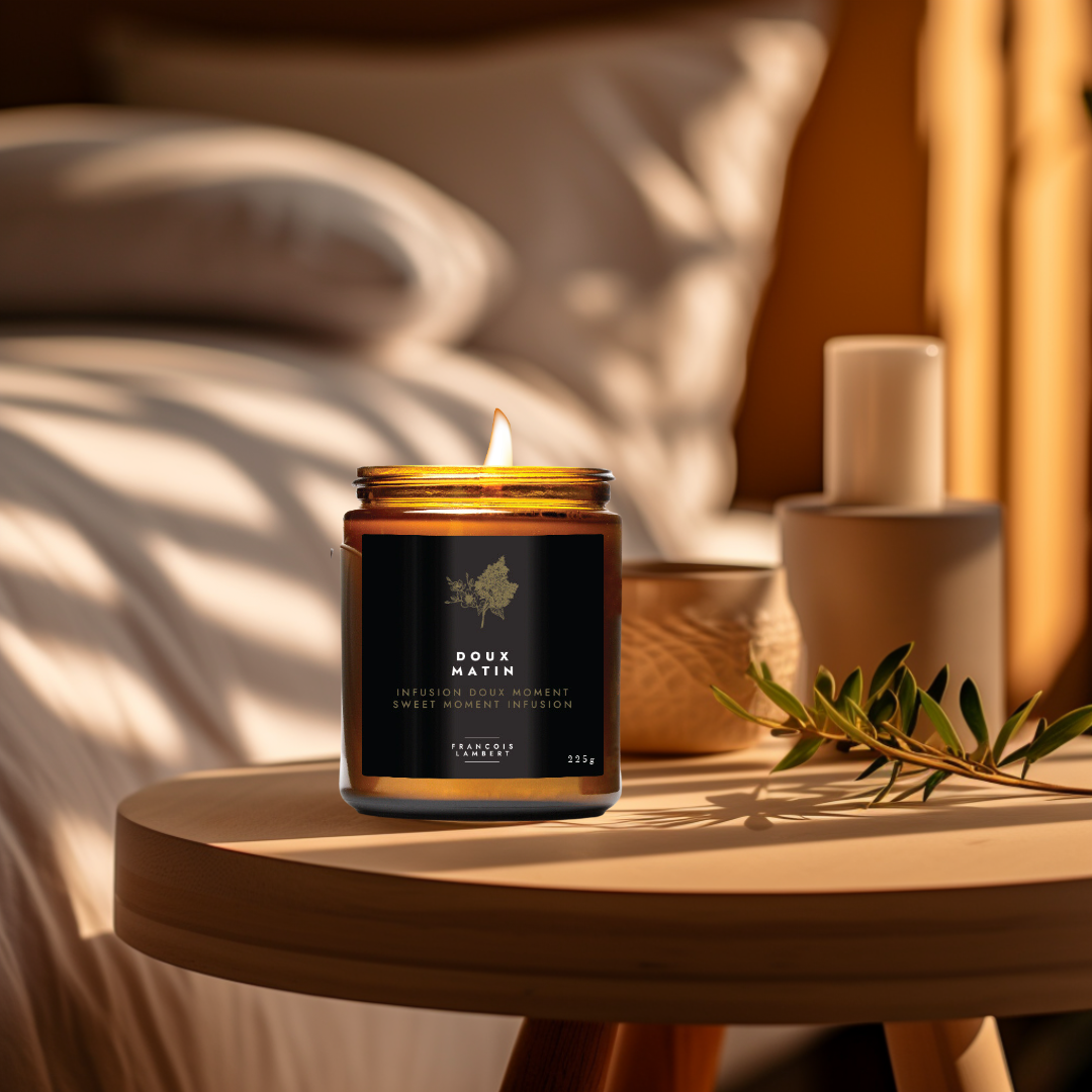 No.34 Doux matin - Soy candle, Sweet moment infusion