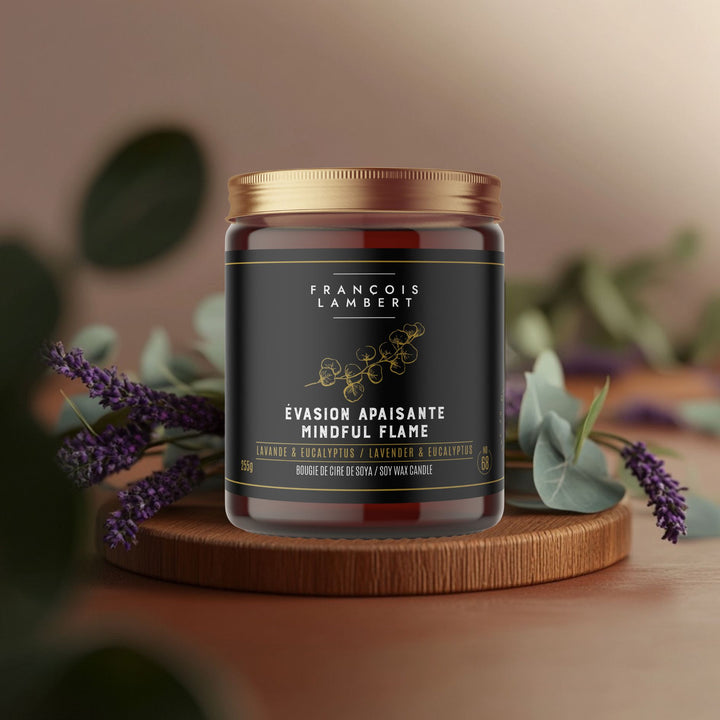 No.68 Évasion Apaisante - Bougie de soya Lavande et Eucalyptus
