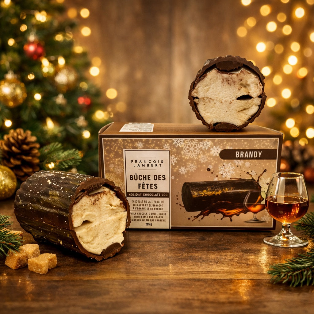 Bûche des Fêtes – Érable & Brandy