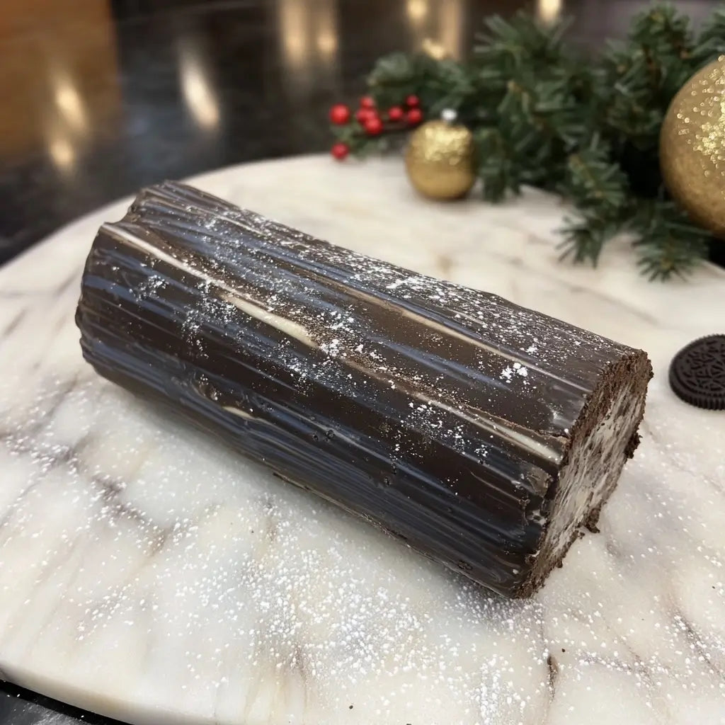 Bûche des Fêtes – Biscuits à la crème