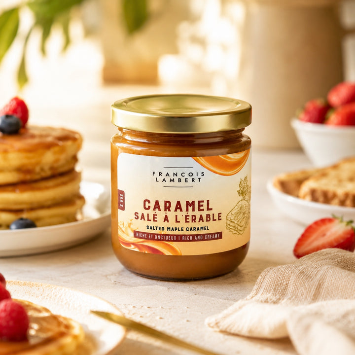 Creamy maple salted caramel