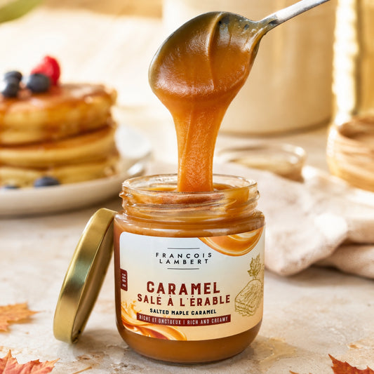 Caramel salé à l’érable onctueux