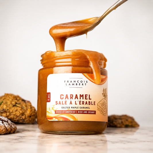 Creamy maple salted caramel