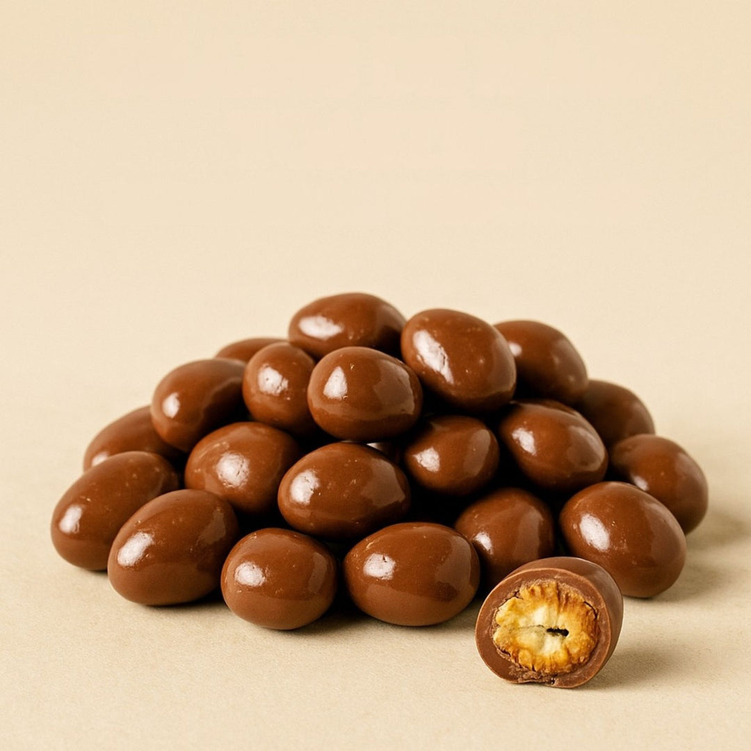 grains de maïs au chocolat