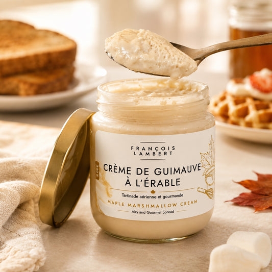 Crème de guimauve à l’érable – Tartinade aérienne et gourmande