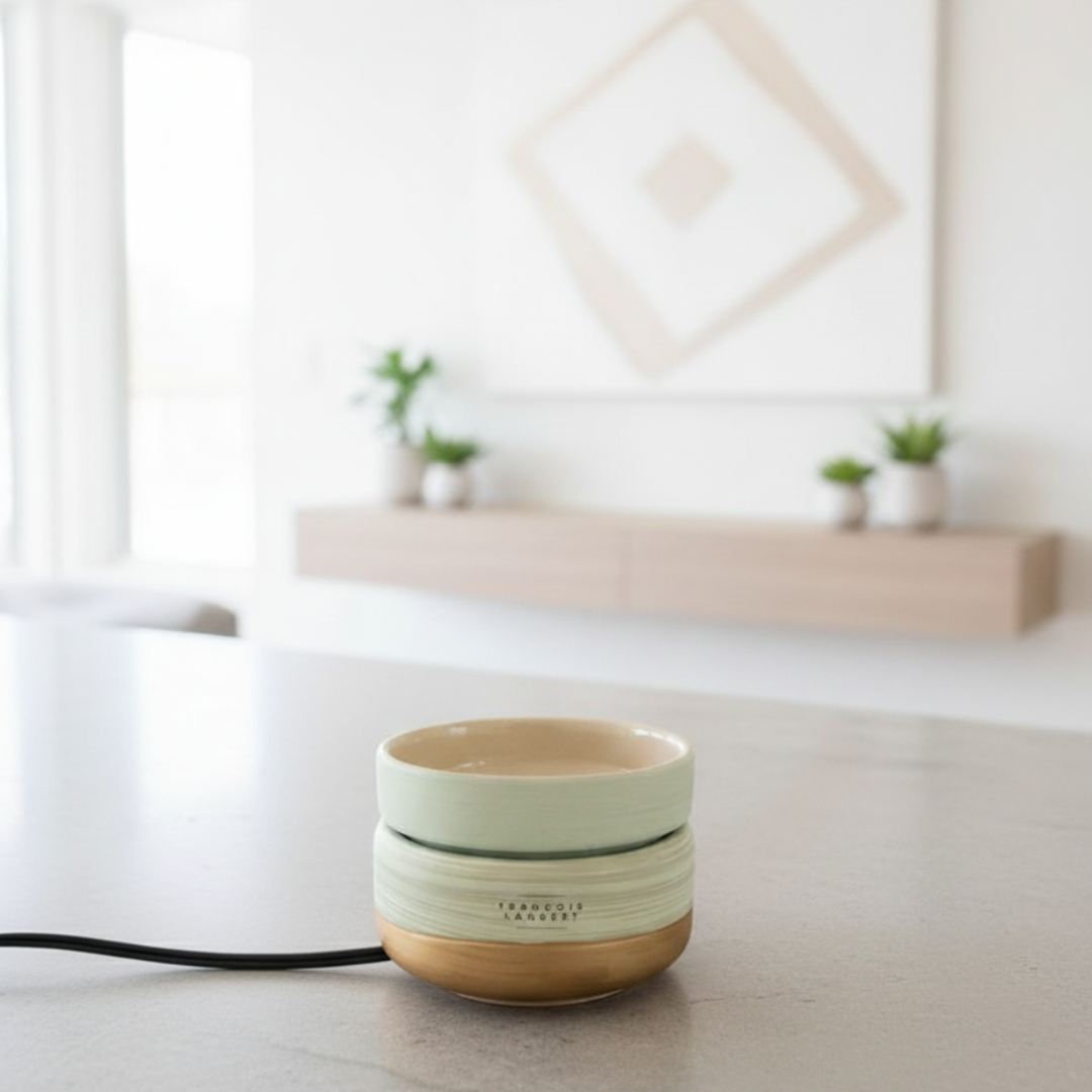 Diffuseur Électrique en Céramique pour Cire de Soya – Chauffe-Cire Sans Flamme