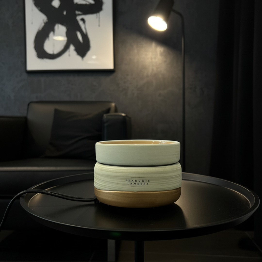 Diffuseur Électrique en Céramique pour Cire de Soya – Chauffe-Cire Sans Flamme