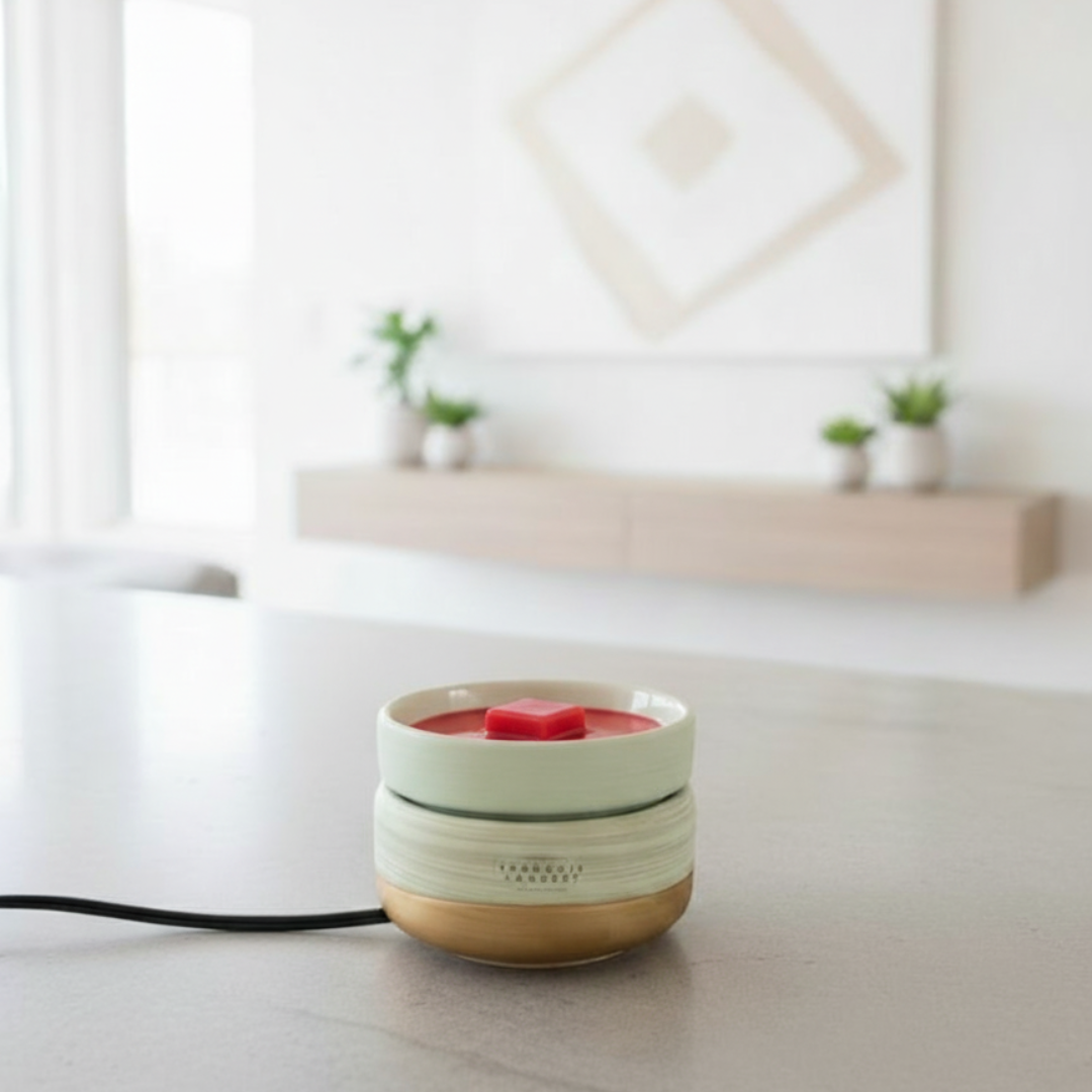 Diffuseur Électrique en Céramique pour Cire de Soya – Chauffe-Cire Sans Flamme