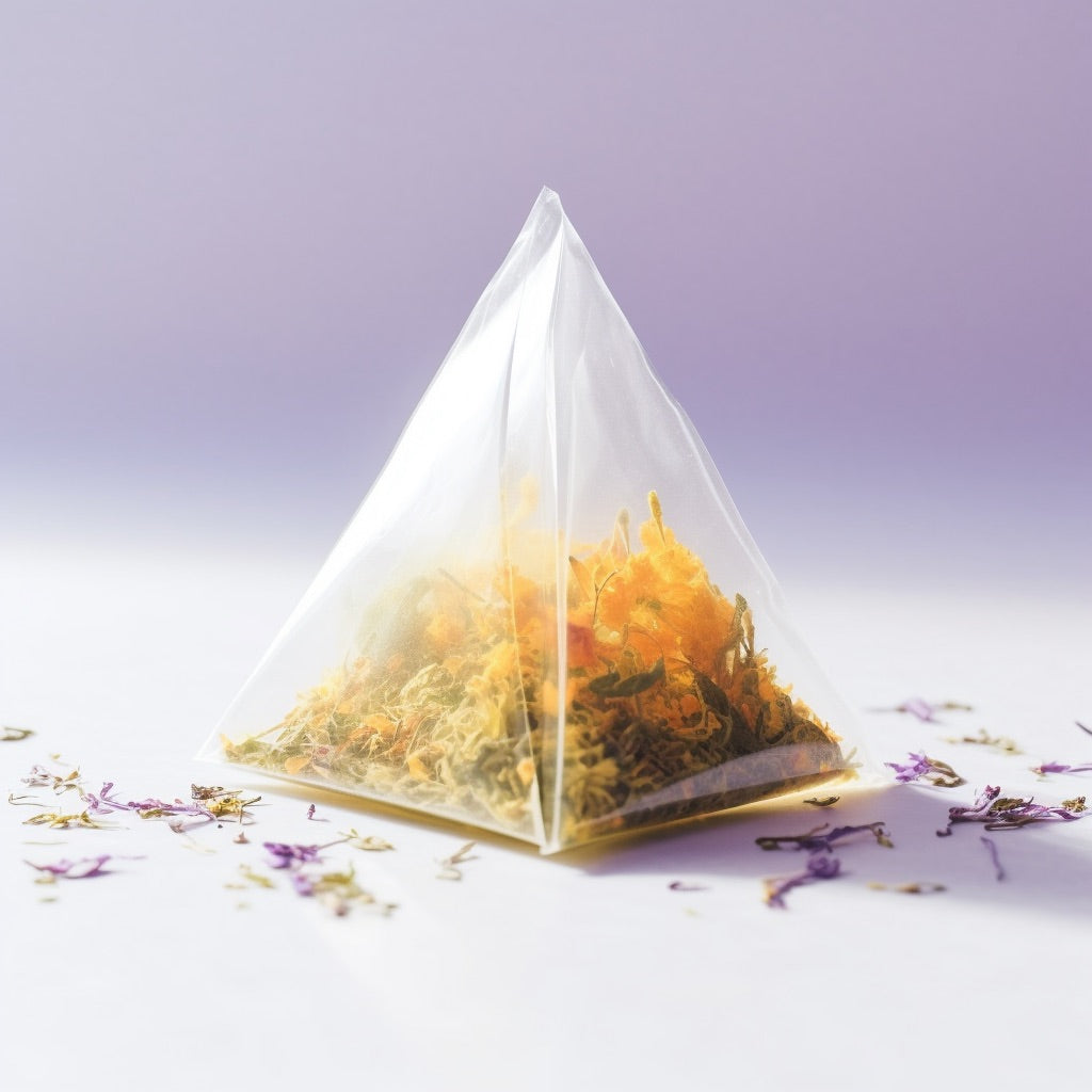 Herbal Tea with Sunflower Petals and Lavender