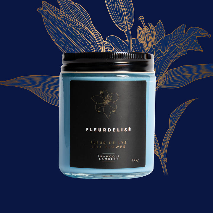 No.18 Fleurdelisé - Bougie de soya à la fleur de lys 🌸