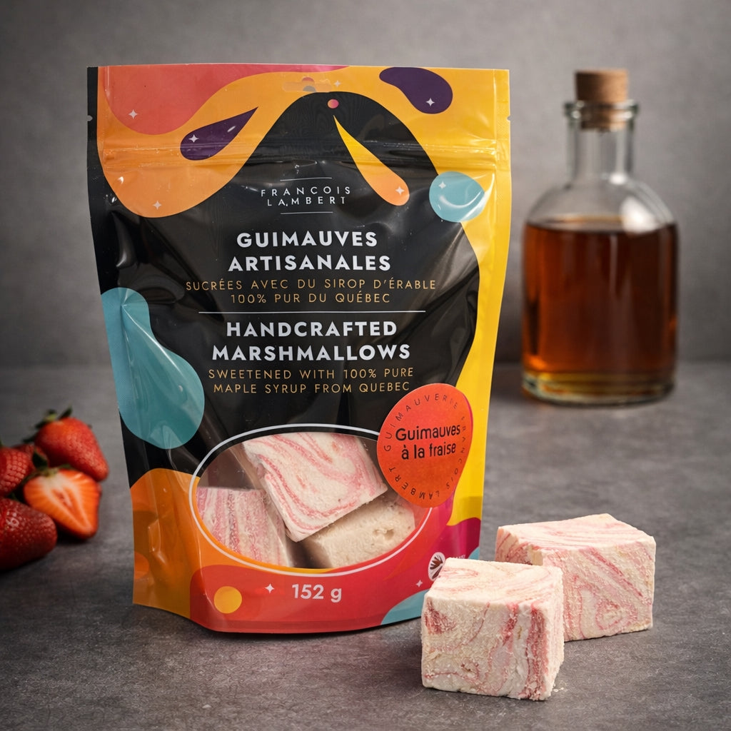 Strawberry and maple marshmallows🍁