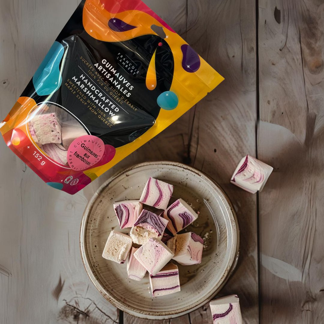 guimauves framboise et érable