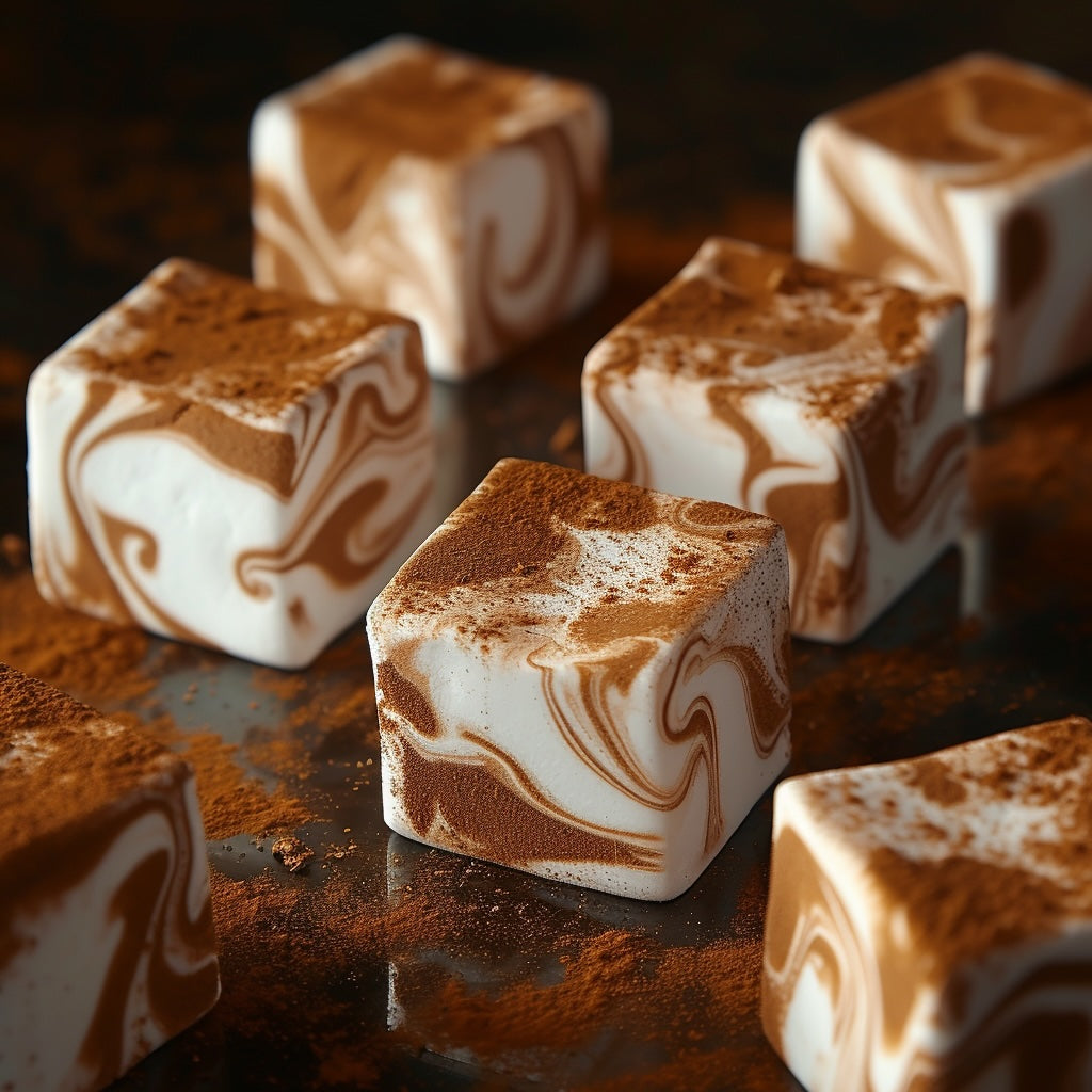 Guimauve marbré au biscoff