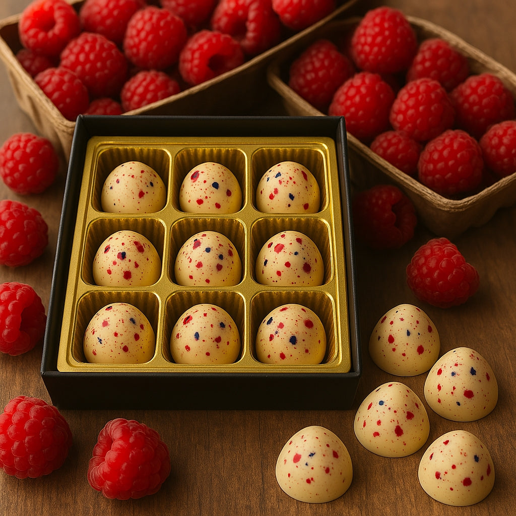 chocolats farcis framboise