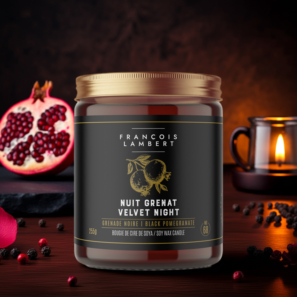 No. 69 – Grenat Night: Black Pomegranate Soy Candle