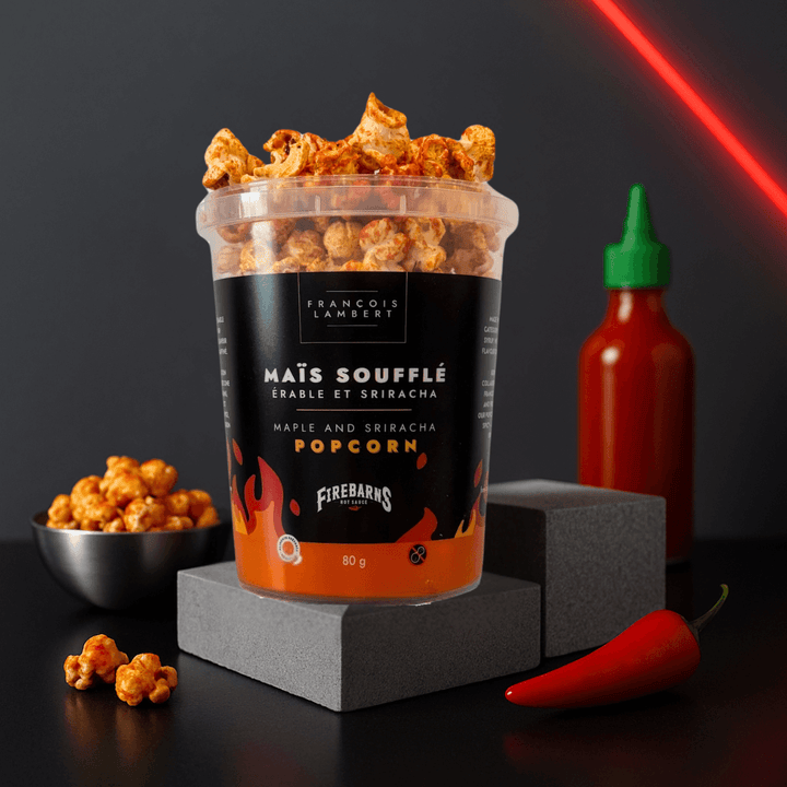 Feu du dragon - Maïs soufflé érable et Sriracha