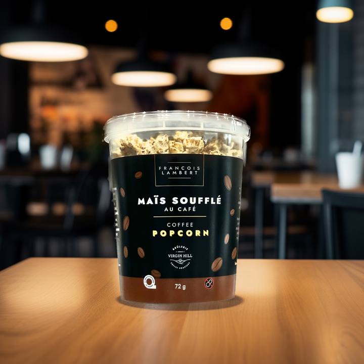popcorn au café dans un bistrot 