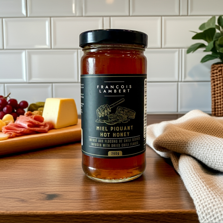 Miel épicé infusé aux flocons de piment