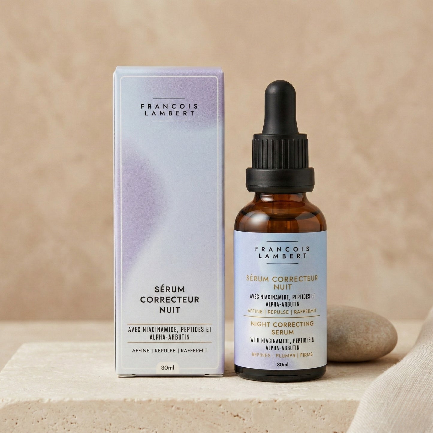 Sérum Nuit au Rétinol, Niacinamide et Peptides – Correcteur de peau