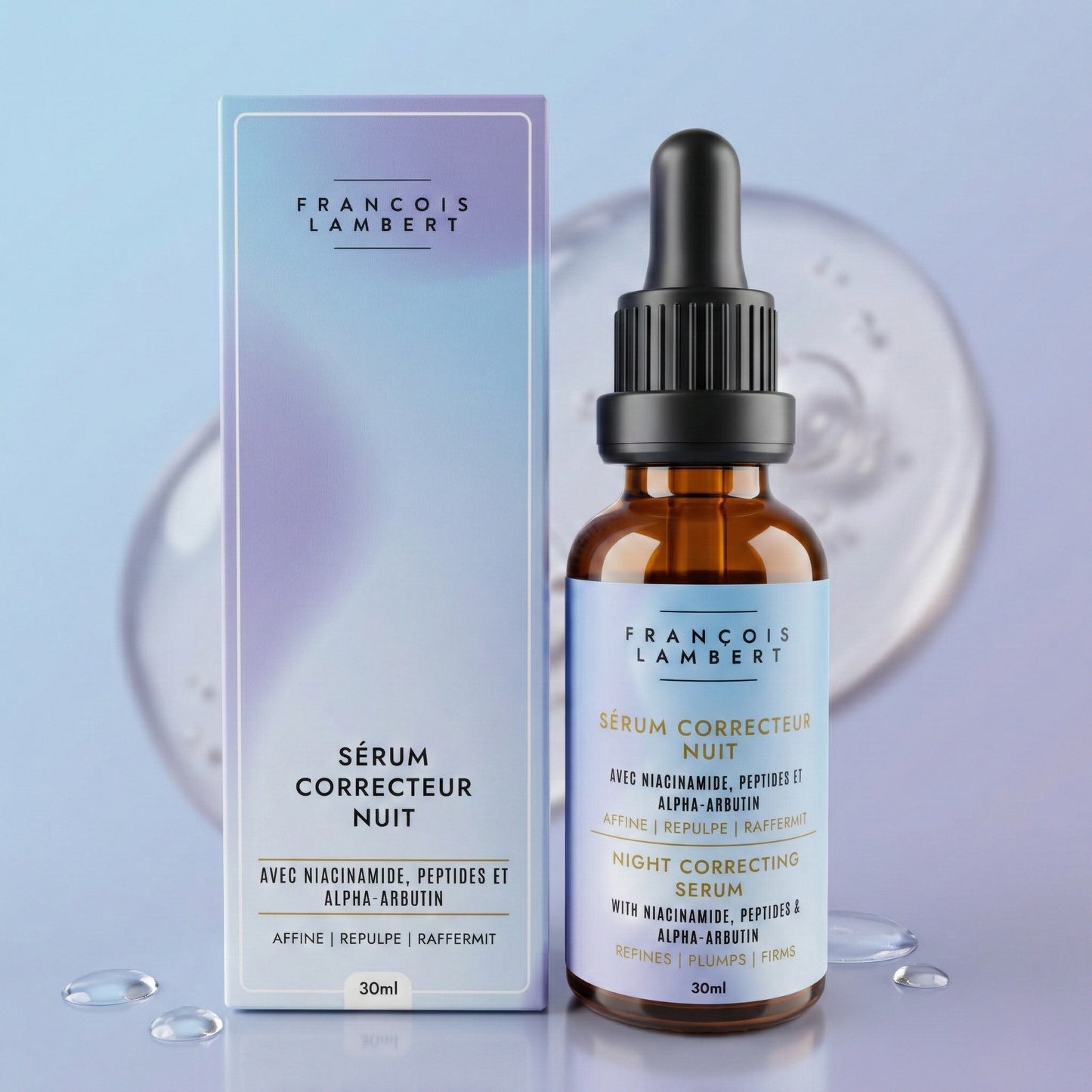 Sérum Nuit au Rétinol, Niacinamide et Peptides – Correcteur de peau
