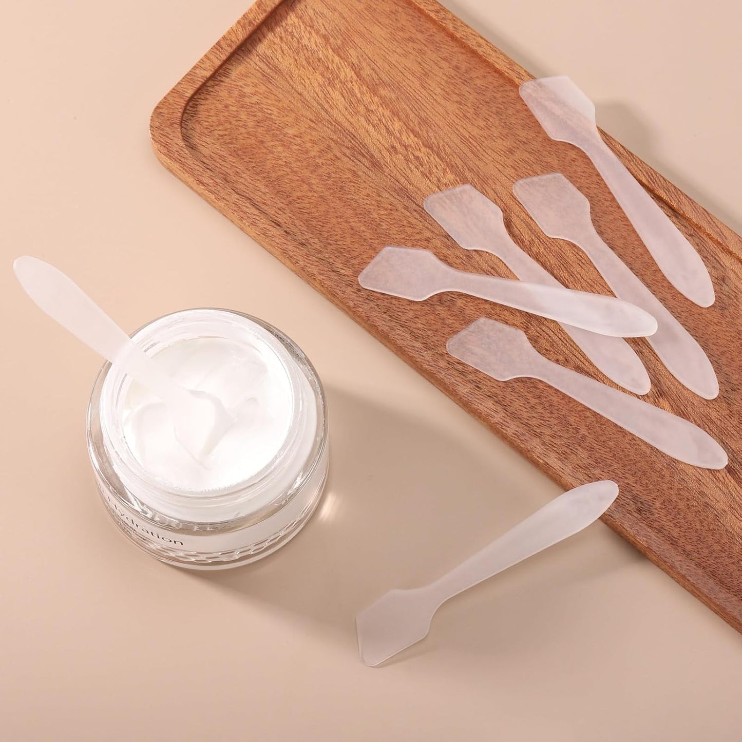Mini-spatule pour cosmétiques
