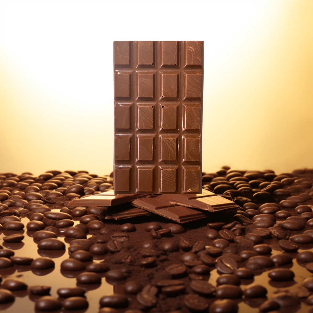 🍫 Milk Chocolate Bar with Coffee Shards - Chocolaterie François Lambert –