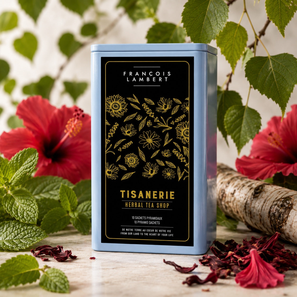 Tisane menthe, hibiscus & feuille de bouleau