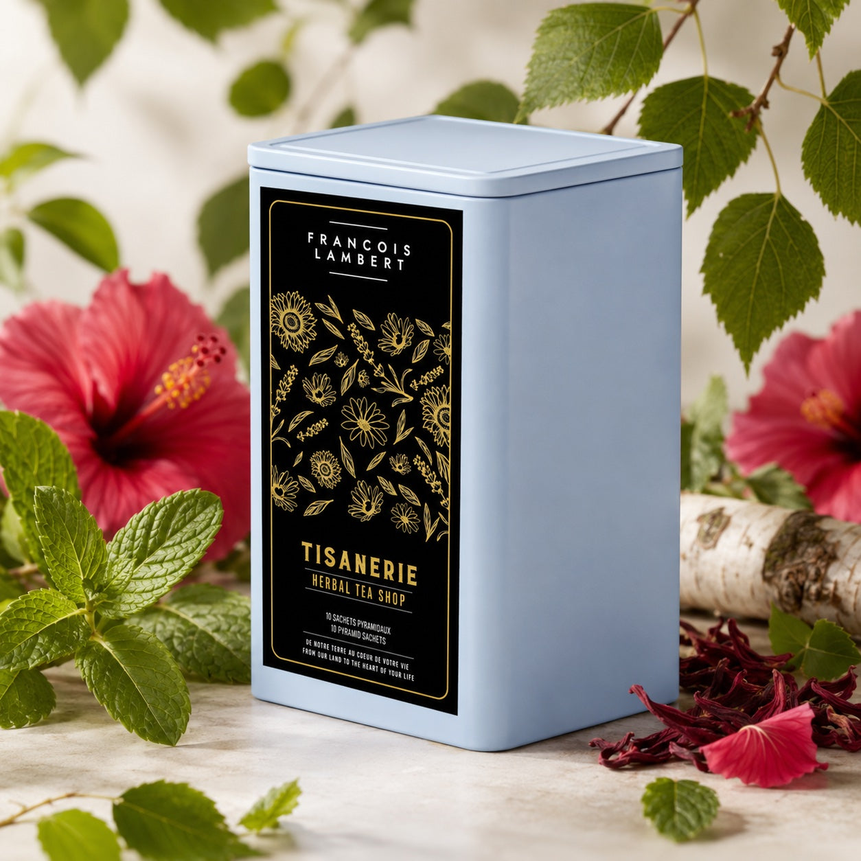 Tisane menthe, hibiscus & feuille de bouleau