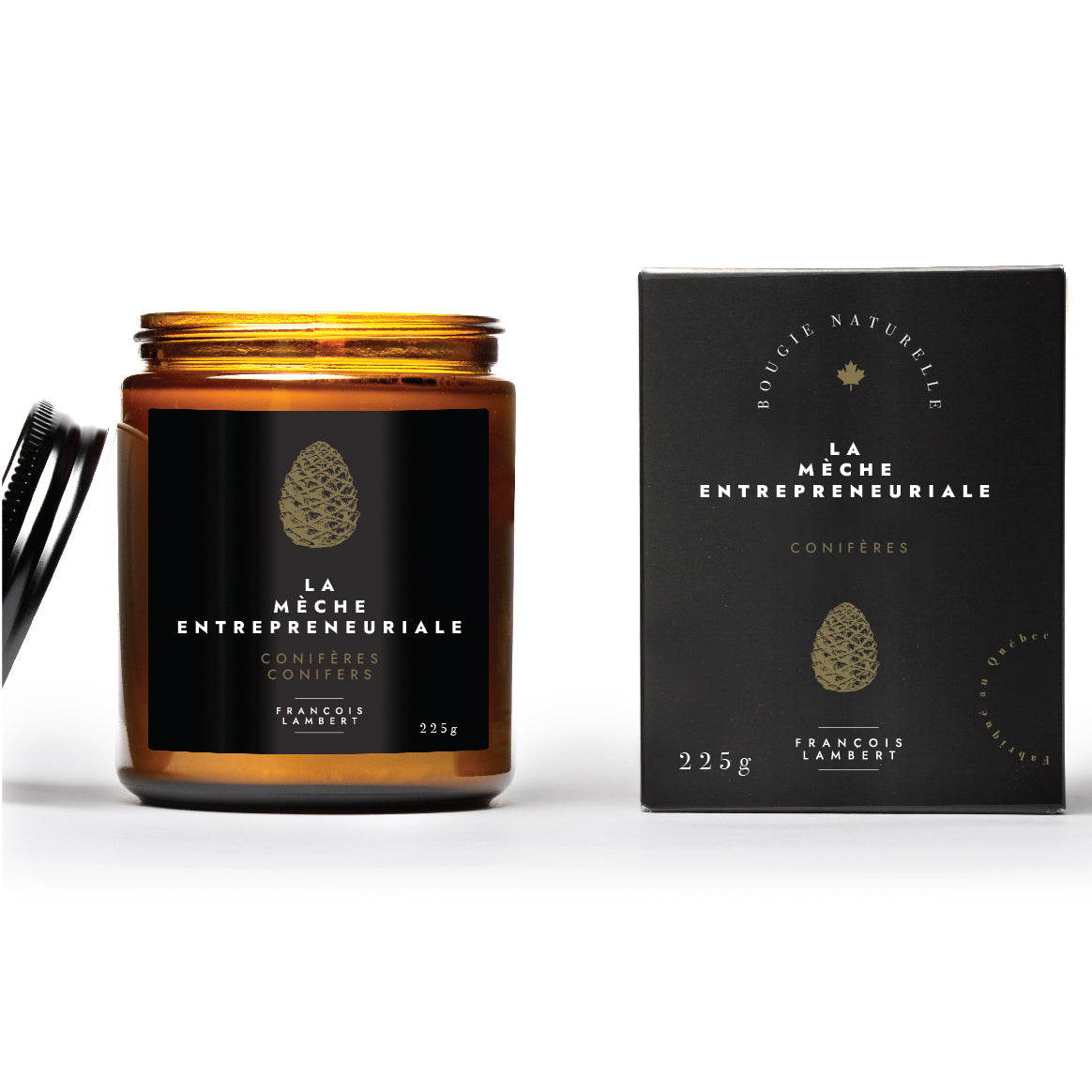 No.2 The entrepreneurial wick - Evergreen soy candle
