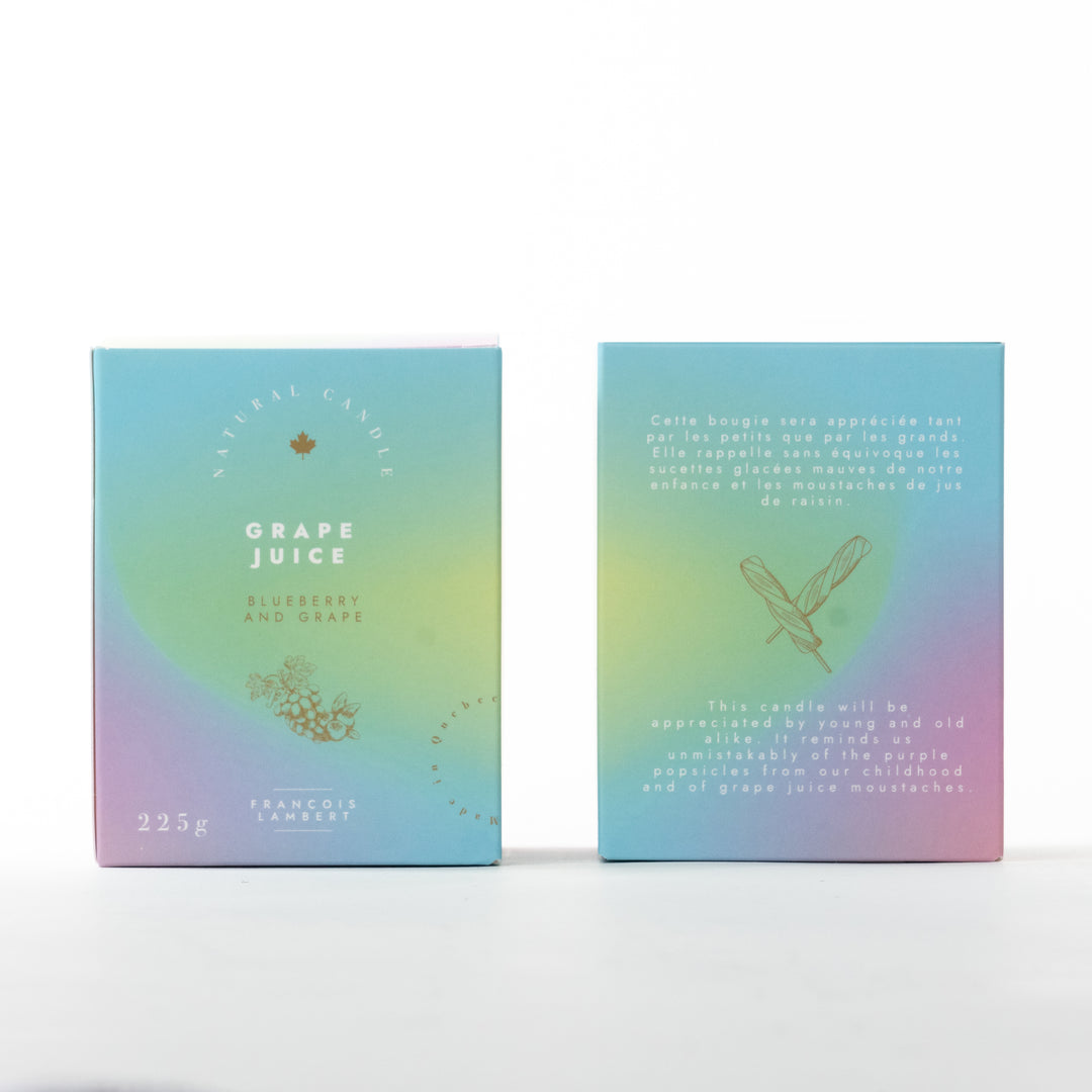 No.37 Grape juice - Soy candle, Blueberry &amp; grape