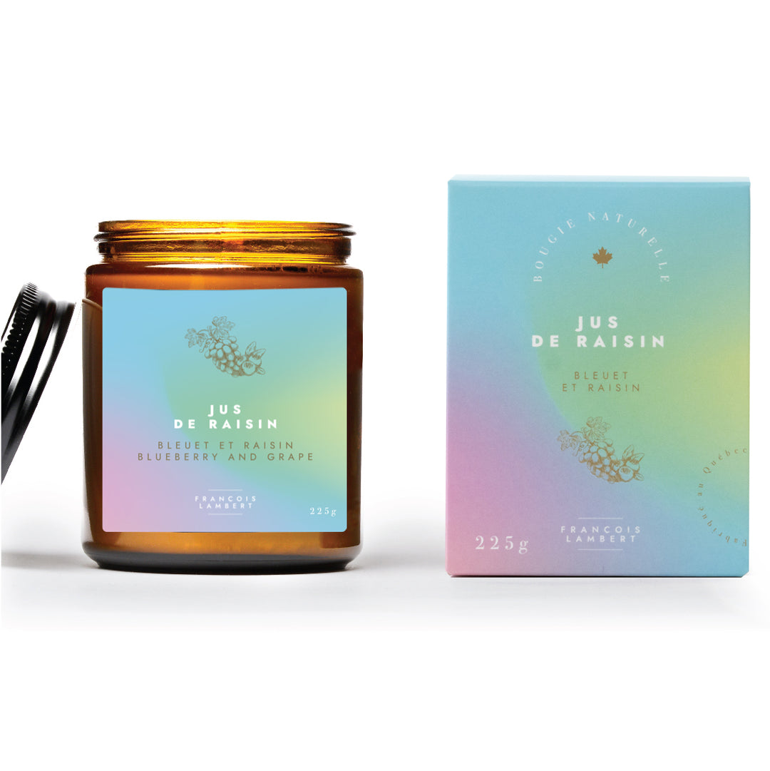 No.37 Grape juice - Soy candle, Blueberry &amp; grape