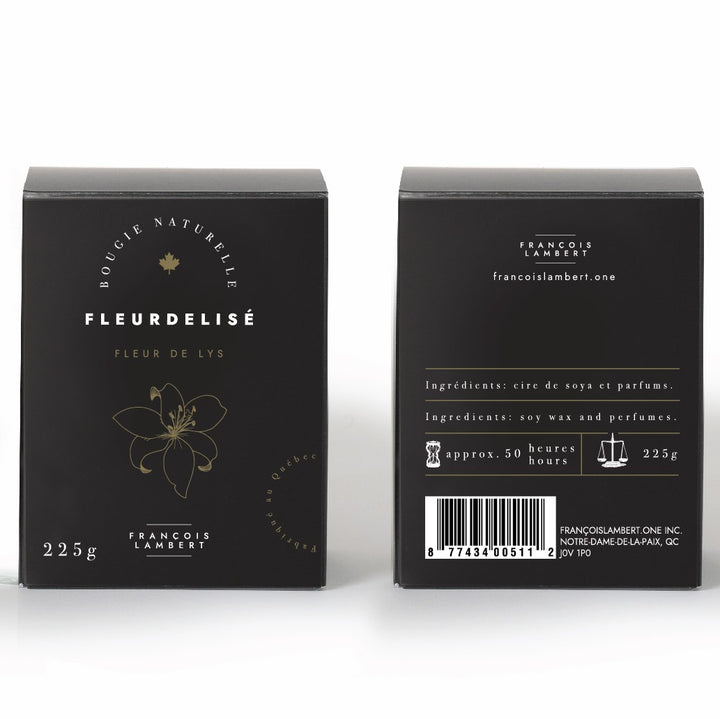 No.18 Fleurdelisé - Bougie de soya à la fleur de lys 🌸