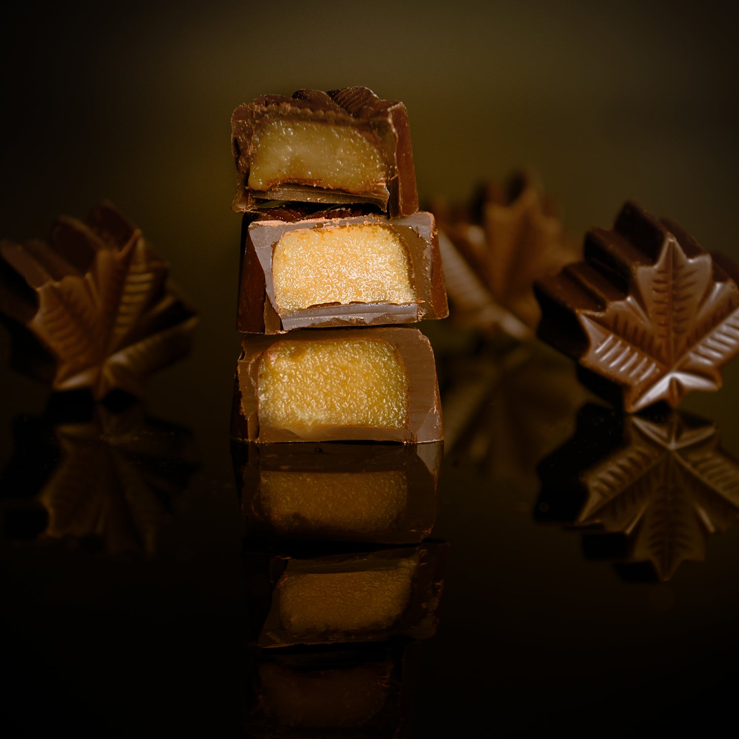 chocolats farcis au caramel salé à l'érable_chocolaterie francois lambert
