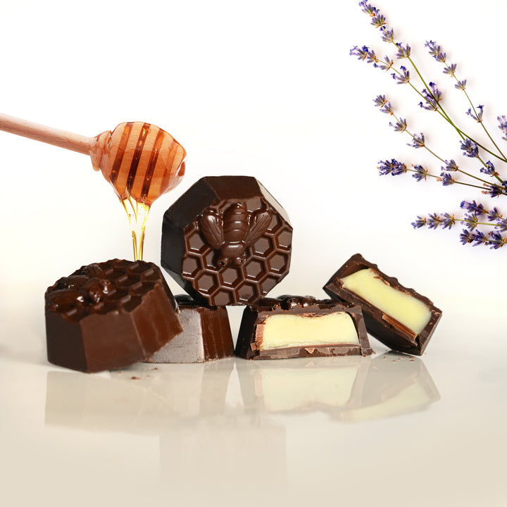 chocolats farcis ganache miel et lavande francois lambert