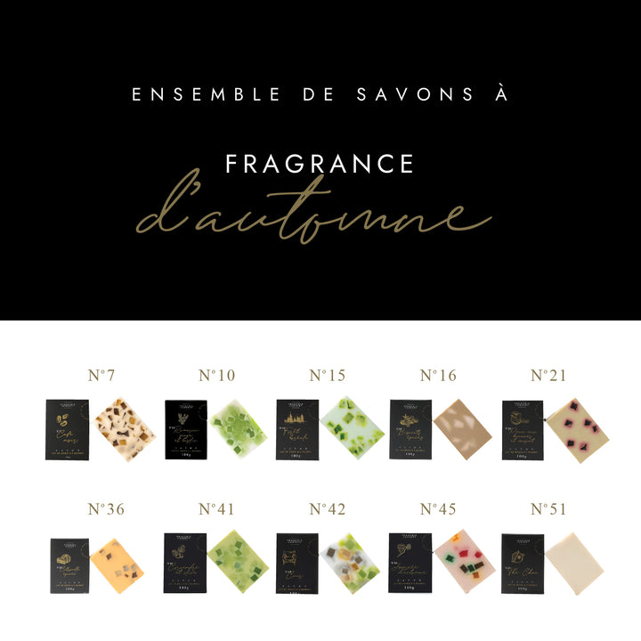 Ensemble de savons à fragrance d&