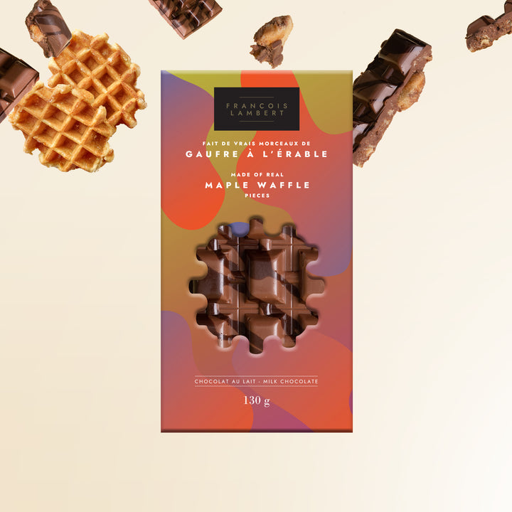 Milk chocolate bar - Maple waffle
