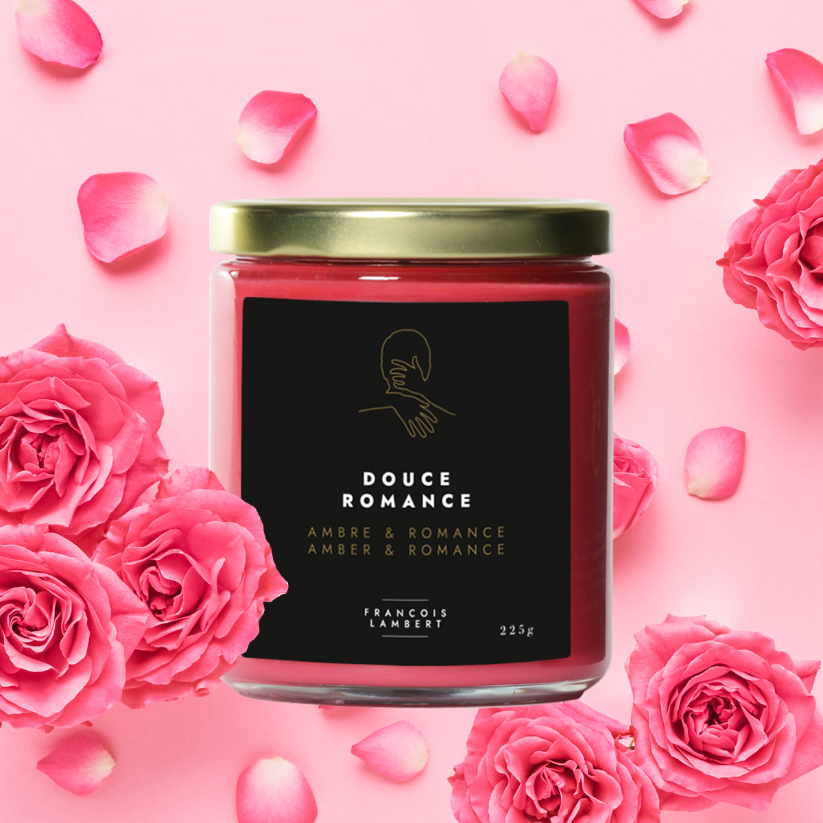 Sweet romance - Amber & Romance soy candle