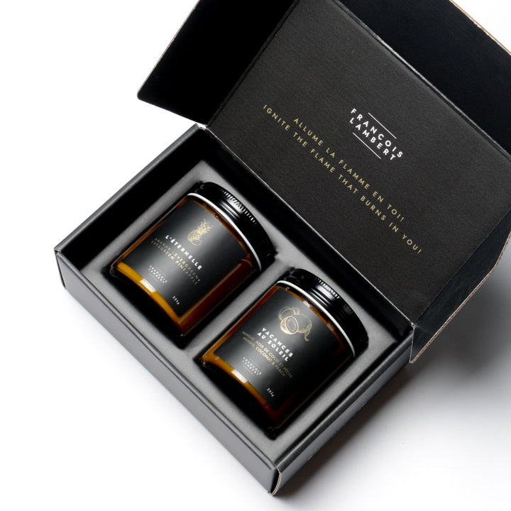 Boîte Duo Personnalisée – Bougies de Soya
