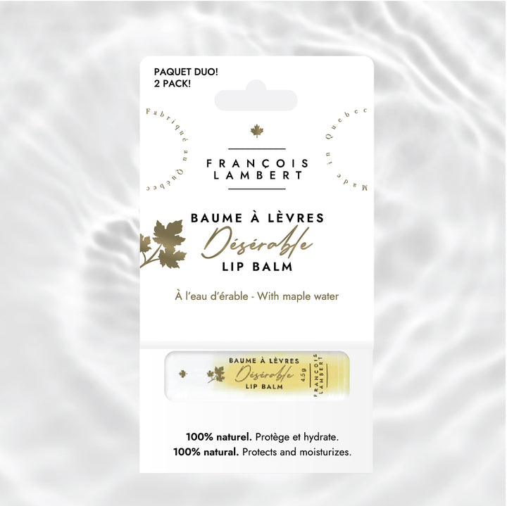 Duo Pack - Maple Water Lip Balm, Désérable